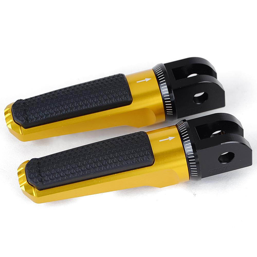 Přední stupačky Pedály Opěrka na nohy pro Triumph BONNEVILLE T100 T120 Bobber Daytona 675 Speed ​​Speed ​​Triple Thruxton 1200 Tiger