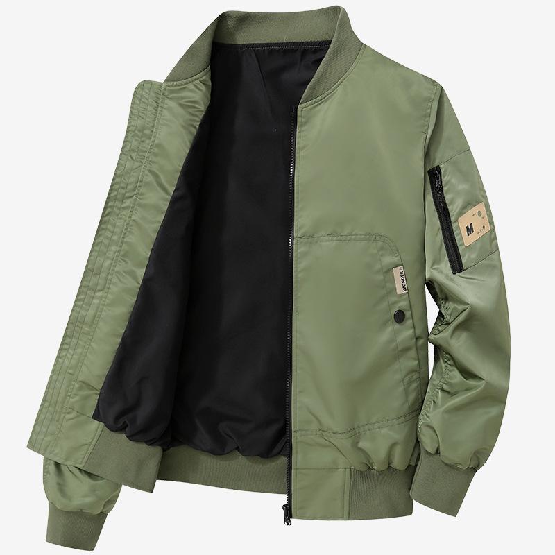 Frühling und Herbst Amerikanische Baseballjacke Herren und Damen Japanisch Locker High Street Flieger Arbeitskleidung Freizeitjacke