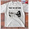 T-shirt Unisex in Cotone Bianco WEEN Rock Band S-5XL