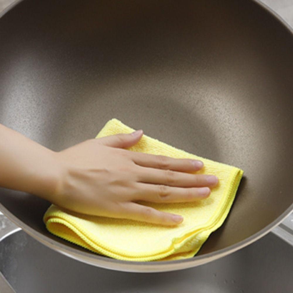 20Pcs Thickened Microfibre Cleaning Cloths Soft Household Cleaning Towels  House Cleaning