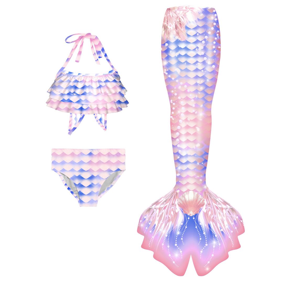 Got Now Nieuwe Stijl Zeemeermin Bikini Badpak voor Meisjes - Vakantie en Warmwaterbron Optreedkleding 140
