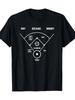 Baseball Pourquoi Parce Que Personne Diagramme Drôle T-shirt Graphique Doux Décontracté Manches Courtes pour Homme