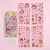 Kawaii Girl Stickers Cute DIY Scrapbooking Journal Decor Princess Stickers Kids Gift Stationery School Supplies