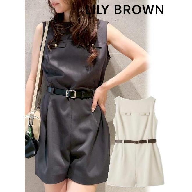 (Limited time 10% OFF & PT5) Lily Brown / Lily Brown Button Detail Mini Romper Spring/Summer 26. LWFO262068