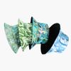 New Summer Women's Sunscreen Breathable Sun Hat Tie-dye Floral Print Bucket Hat Outdoor Sports Casual Fashion Sunshade Basin Cap