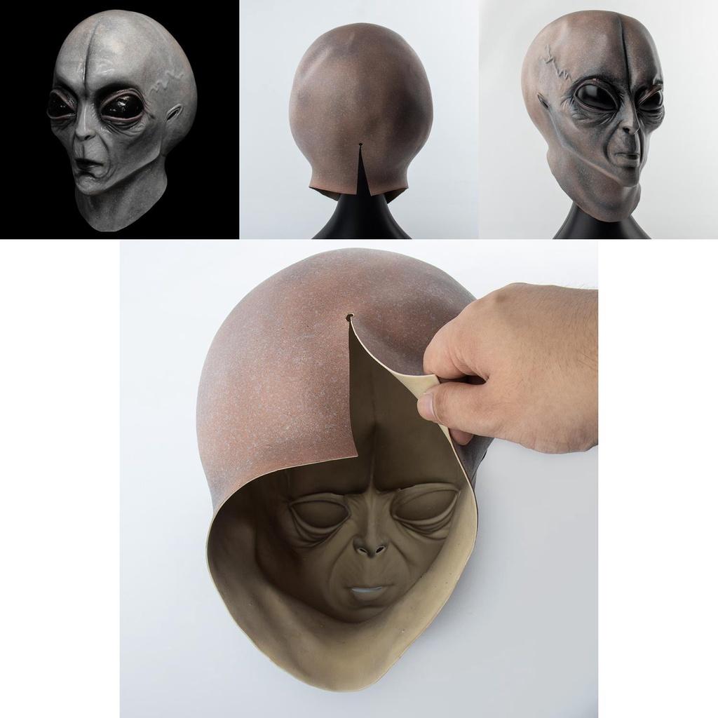 Neue 2021 Alien Latex Kopfbedeckung Halloween Horror Requisite