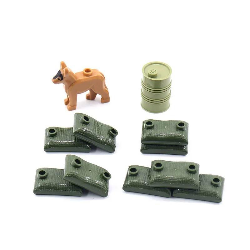WWW2 Military Building Block 88mm Flak Gun Cannon  Weapons Figure Soldier Machine Gun Mecha Infantry Artillery Mortar Toys K053