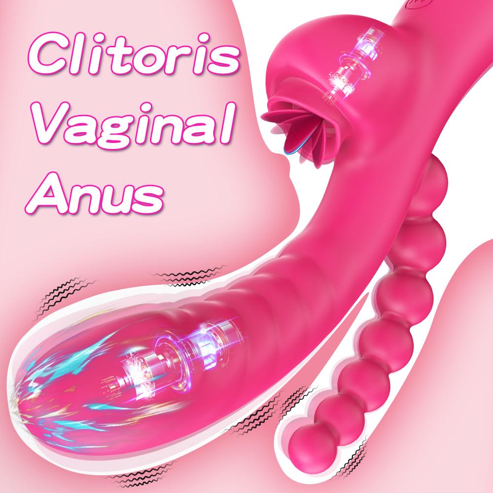 Kaufe Zungen Dildo Vibrator Klitoris Stimulator Orales Lecken Sexspielzeug  Erwachsene Frauen Analplug Anus stimulieren Buttplug Paar flir Spielzeug  zum Preis ab 21