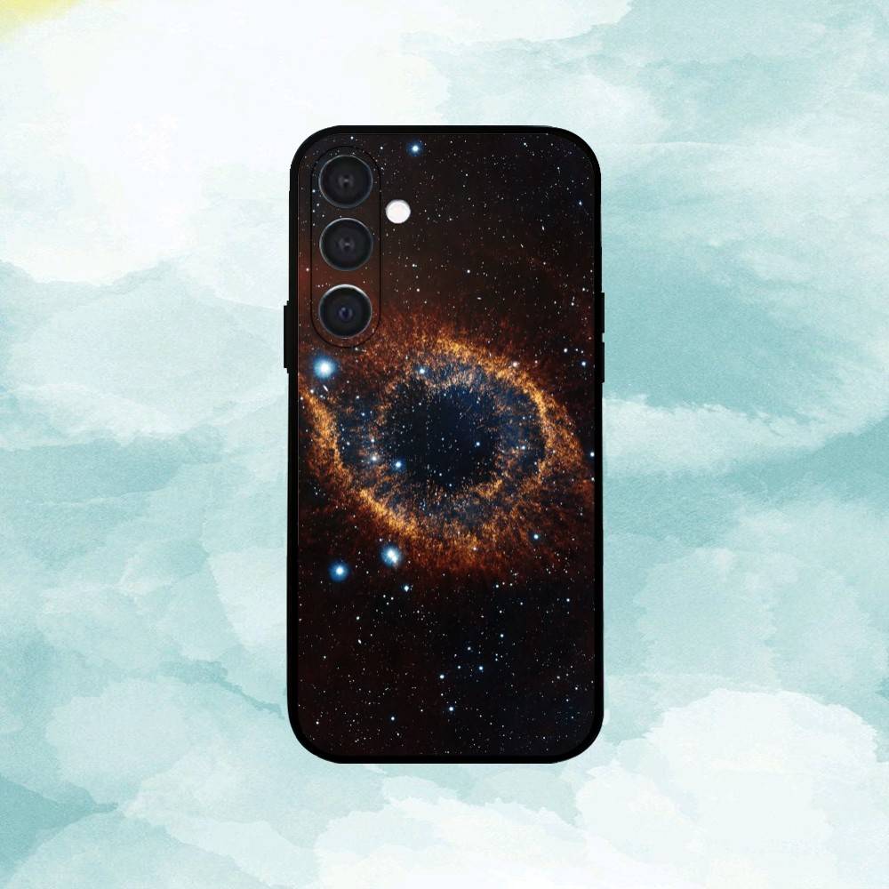 Space Galaxy Universe  Phone Case For Samsung  A73,A21s,A22,A31,A32,A52,A53,A71,A80,Soft Black Shell