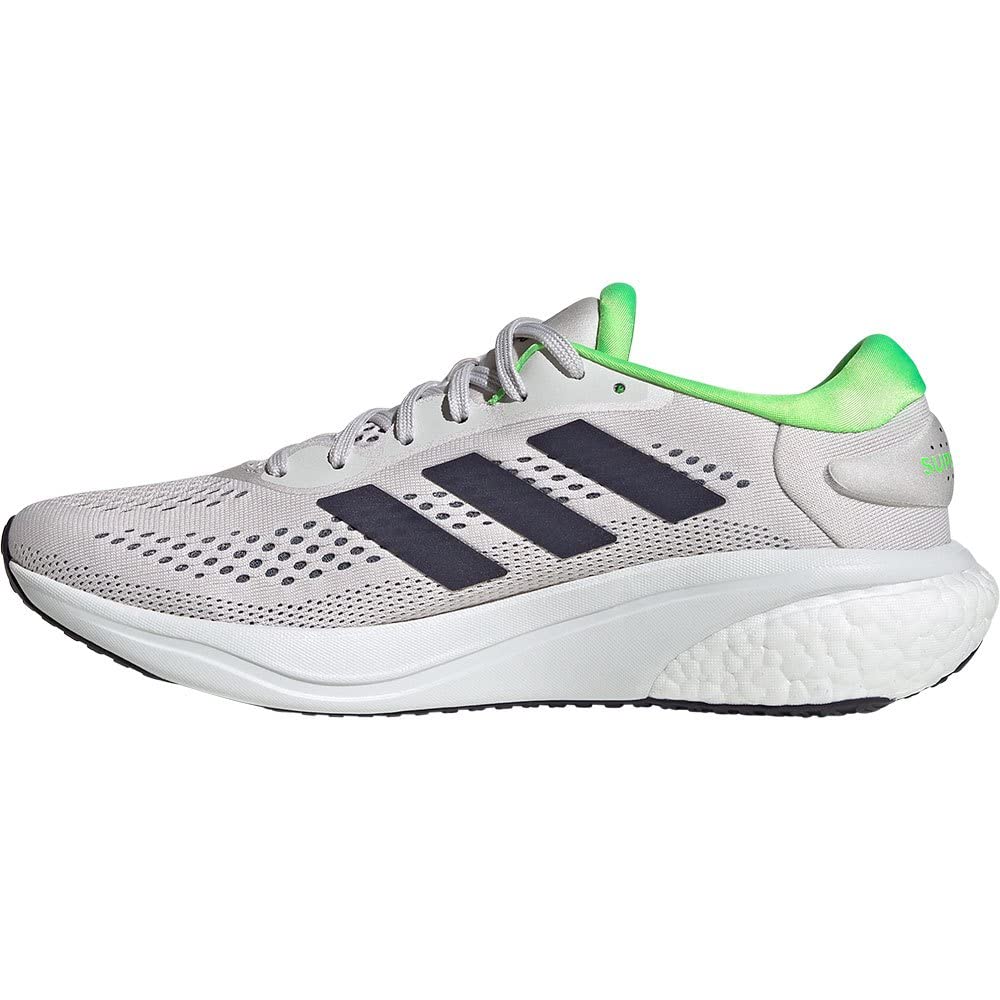 Adidas Supernova LUX95 Running Dash Green Size cm 2.0 Shoes, Gray/Shadow Navy/Solar (GW9093), 25.5
