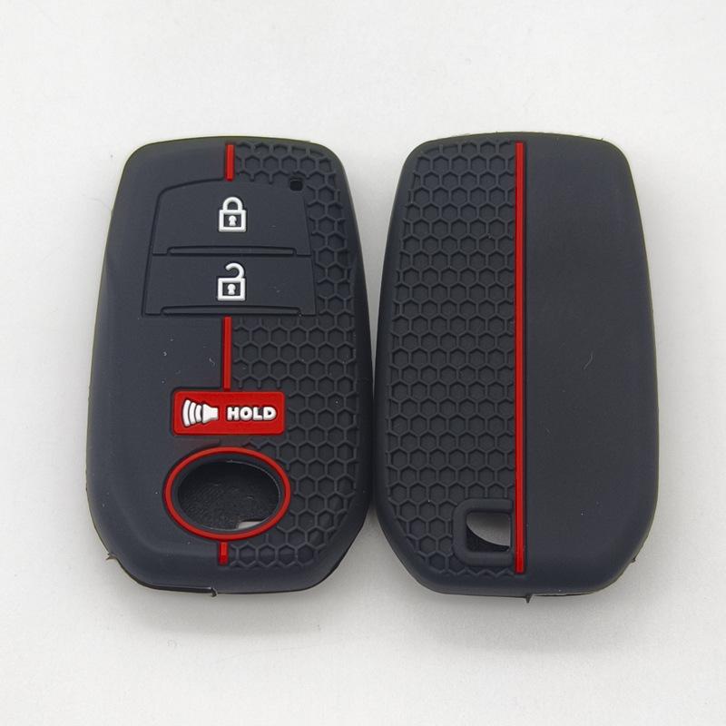 Soft Silicone Key Cover for Toyota Prius, Sequoia & Tacoma (2+1 Button, US Version)