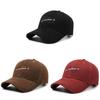 Cotton Baseball Cap With Embroidered Letters For Casual Sun Protection And Sunshade