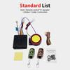 Full Function Motorcycle Anti-theft Alarm 12v Vibration Start Remote Extinguishing And Alarm Double Sensitive Search With F W7y5