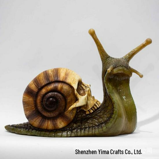 

Улитка Череп Готическая Хэллоуинская Декоративная Скульптура