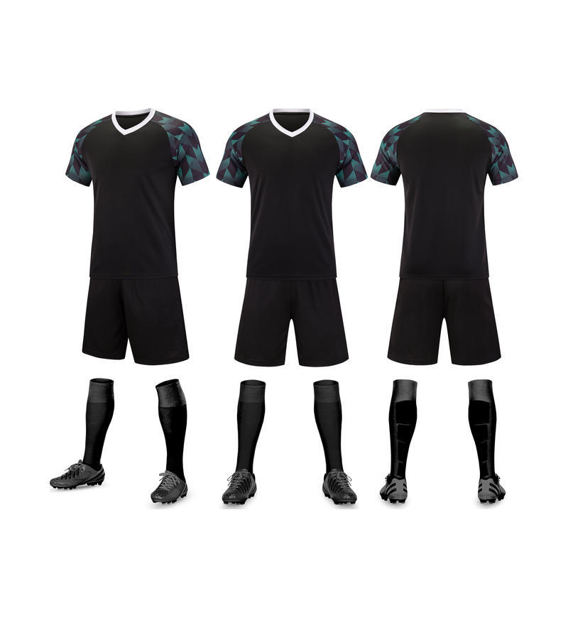 Summer Short Sleeve Adult Kids Team Competition Team Uniform Sports Set Men'S And Women'S Soccer Uniform Jersey 612