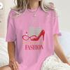 American Style Retro Movie Print T Shirt Women Y2K Basic T Shirts 100 Cotton Crew Neck Hip Hop Tee Shirt