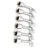 1 Set Car Diesel Fuel Injection Pipe Socket Wrench L-shaped Open Hexagon Slotted Oxygen Sensor Wrench Auto Repair Tools