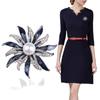 Accessories, Sunflower Pearl Brooch, High-End Diamond-Encrusted Brooch, Suit And Coat Accessories