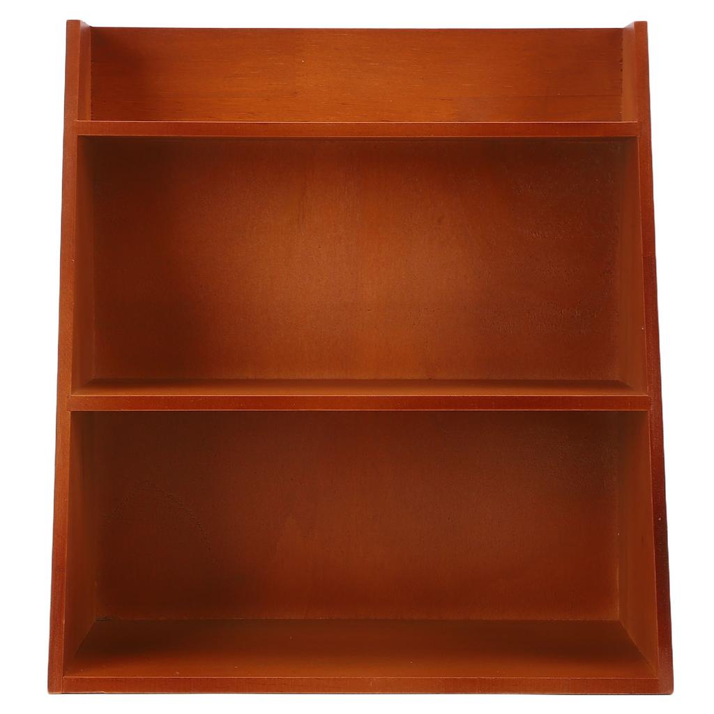 3 Tier Trinket Display Shelf for Wall Countertop Vintage Wooden Shelf Rack for Collectibles Perfume Makeup