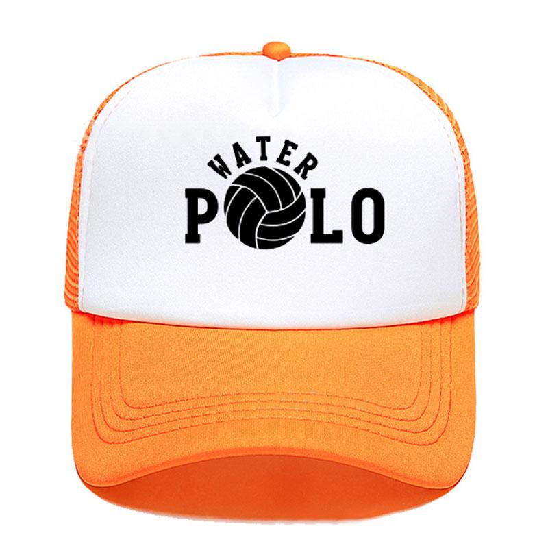 New Waterpolo Player Print Casual Women Unisex Unisex Summer Parentchild Hats Mesh Visor Outdoor Sun Hat