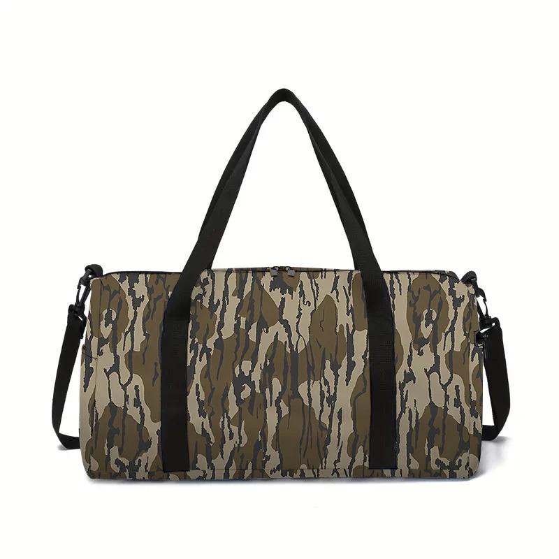 Camouflage Leopard Print Large Capacity Luggage Bag For Boy And Girls Best Gifts 2D Cartoon Travel Duffels Hand Bag For Children
