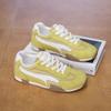 Scarpe da Ginnastica da Donna per Allenamento all'Aperto in Pelle PU Traspirante Antiscivolo Scarpe Sportive da Passeggio Casual Comode con Lacci Scarpe da Corsa Tennis per Donna