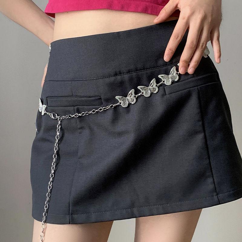 Inspired Vintage Butterfly Metal Waist Belt For Women Unique Design Chic Style Perfect For Autumn