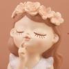 Cute Plants Flower Pot Resin Succulent Planter Flower Vases Little Girl Garden Decoration for Home Office Plant Pot