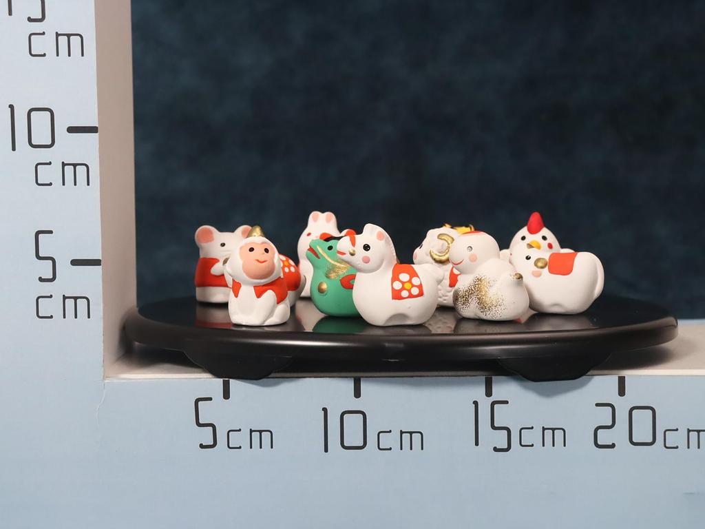 Shōhō 2026 (Reiwa 8) Zodiac Figurine: Horse (Year of the Horse) Lucky Charm Twelve Zodiac Animal Ornament (with Lucky Charm Sticker)