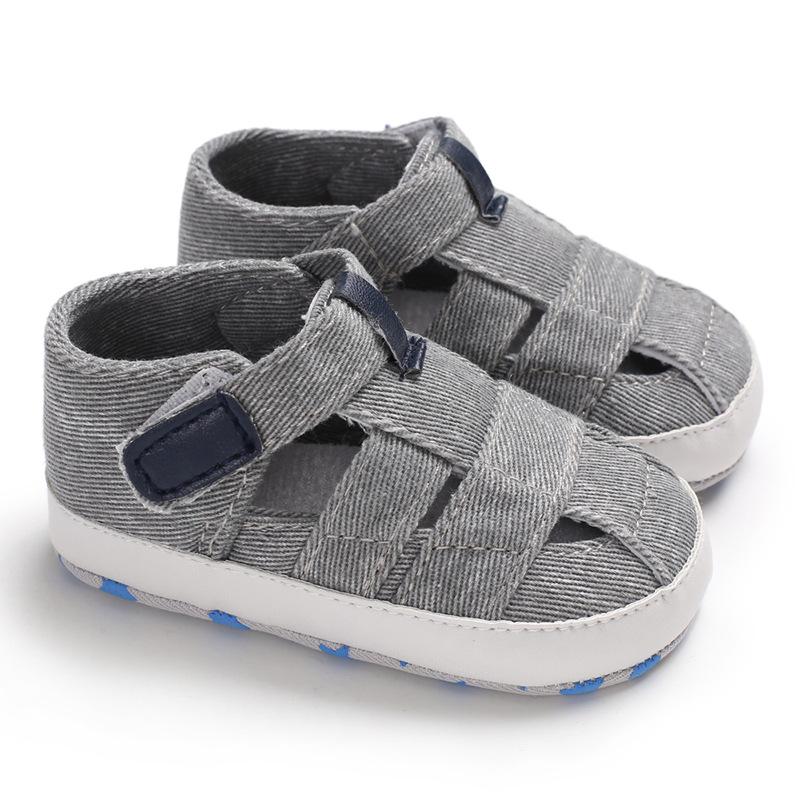 Summer Soft Sole Canvas Sandals for Toddlers (0-1 Year Old)