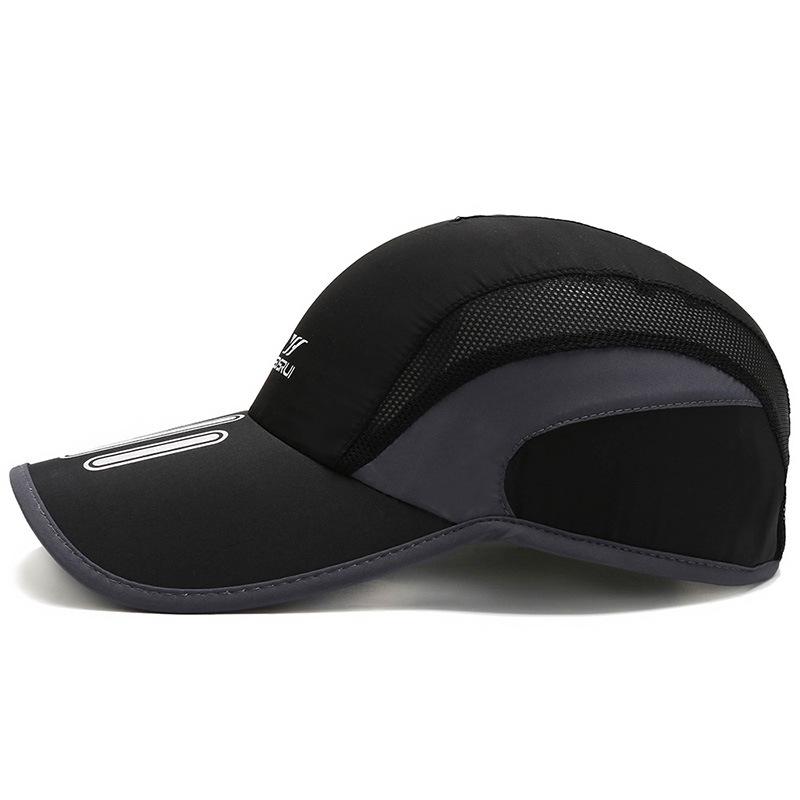 Baseball Cap with Quick-Drying Soft Top and Breathable Strapback for Outdoor Activities