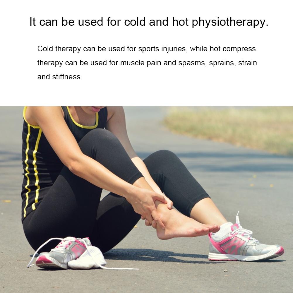 Ice / Hot Compress Cloth Pack Ankle Brace Kit Physiotherapy Blue 6 Inches Ice Bag