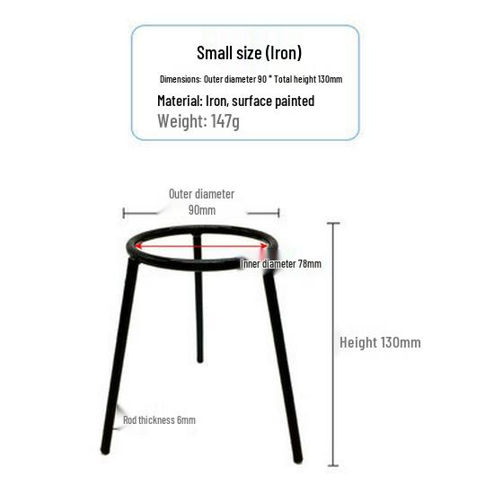 

Metal Tripod Stand for Beaker Heating - Chemistry & Physics Teaching Instrument
