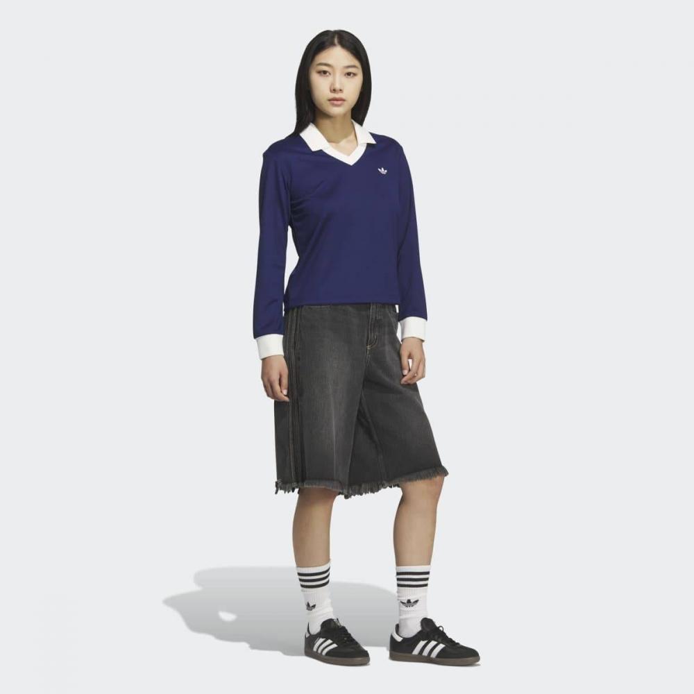 adidas Comfortable Daily Wear V Neck Jacquard Jersey Kd1471