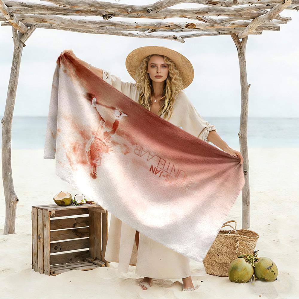 Ronaldo's Legacy Beach Towel Quick-Dry Soft Microfiber Comfortable Lightweight