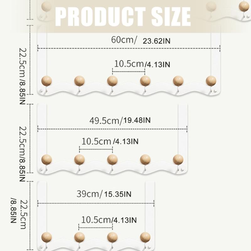 Sturdy Iron Door Hook Hanger for Coat Bags With Stable Designs