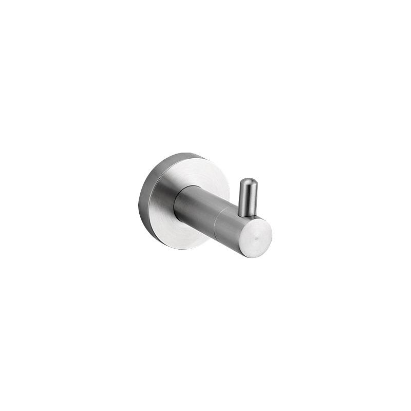 60 Series Model 304 Stainless Steel Wall-Mounted Towel Rack with Mirror Finish & Towel Ring