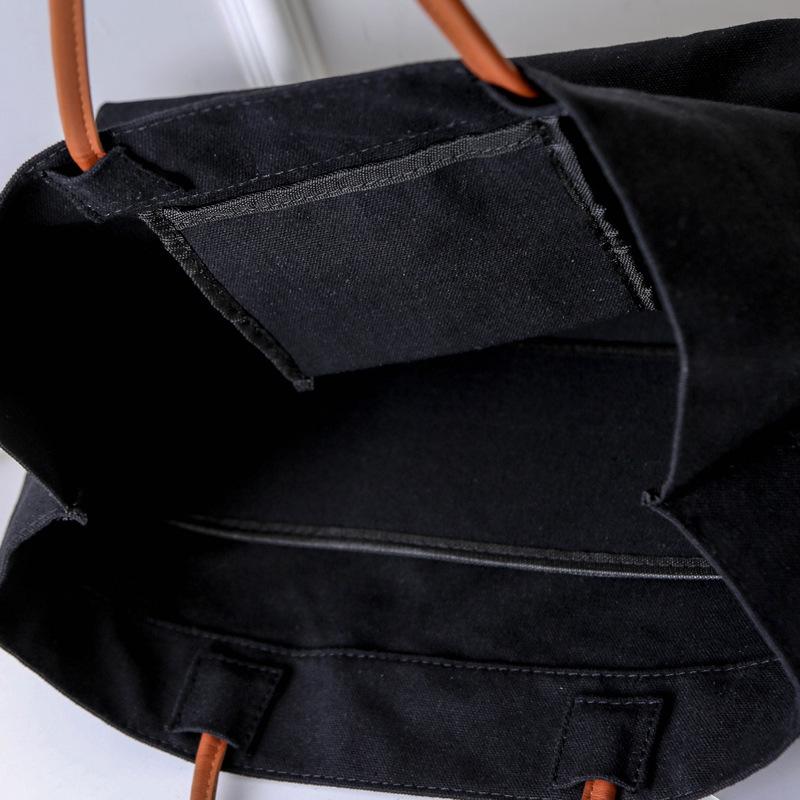 Women's Japanese Style Canvas Crossbody Tote - Large Capacity, Sporty, Casual & Trendy for Students and Commuters