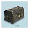 Wooden Storage Chest Decorative Prop Antique Design Box Retro