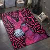 Various Sizes Pink Donkey Art Print Carpet Living Room Bedroom Bedside Sofa Floor Mat Home Decor Area Rug Large Size Fast Arrive