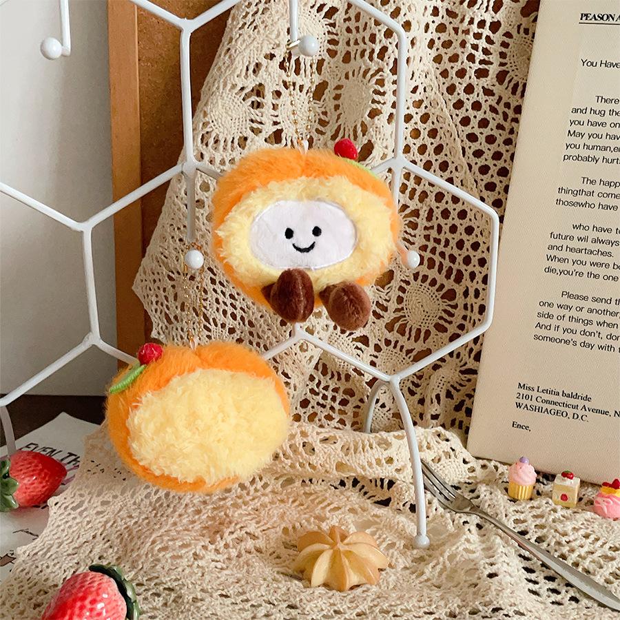 Niedliche Plüschkuchen-Serie Dessert-Puppe Plüschtiere Biskuitrolle Puppe Geburtstagsgeschenktüte Anhänger