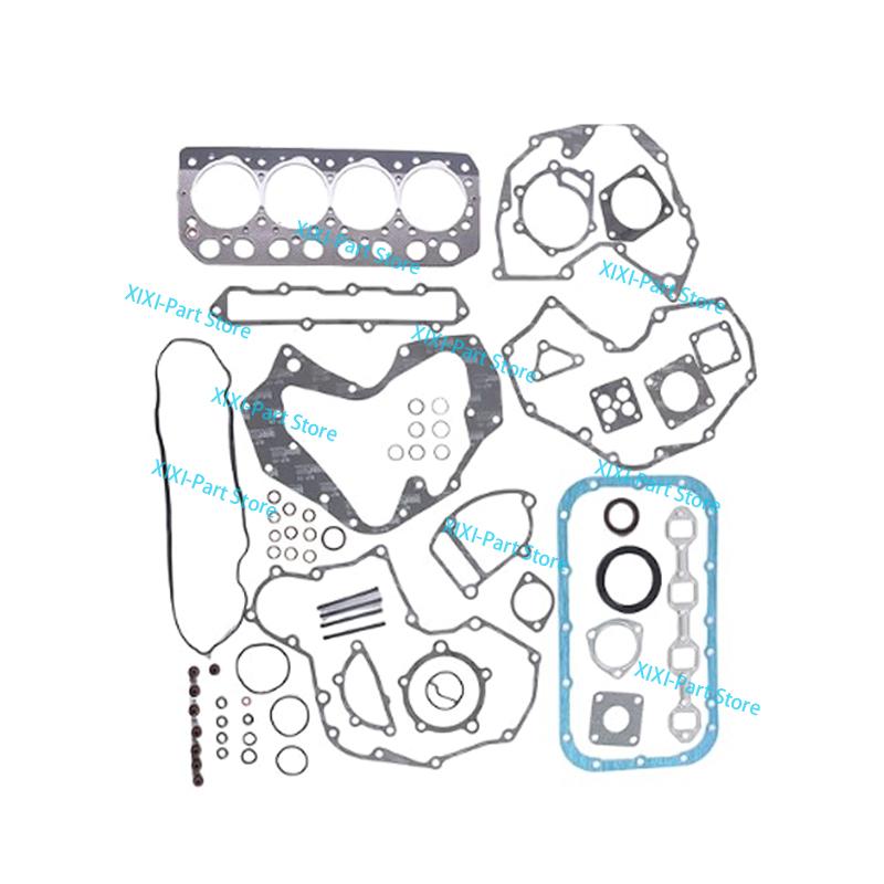 S4L Full Gasket Kit Set & Piston Ring 78*2.5HK+2+4mm For Mitsubishi Engine Cylinder Head Gasket Overhaul Rebuild Kit