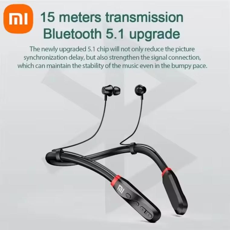 XIAOMI MIJIA i35 Neckband Bluetooth Headphones Wireless Earphones 9D Sound Sport Headset Waterproof TWS Earbuds Mic for phone