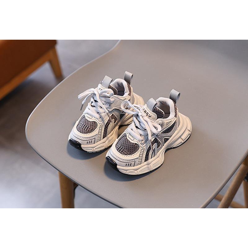 

Детская дышащая сетчатая спортивная обувь | Унисекс повседневные кроссовки для малышей и подростков, студенческие беговые кроссовки, повседневная обувь 21 серый