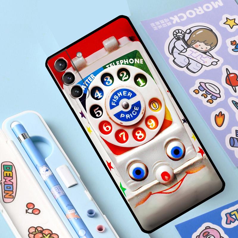 Retro Telephone Rotary Dial Cover For Samsung Galaxy S23 S21 FE S20 FE S22 Plus Note 20 Ultra Note 10 S8 S9 S10 Plus Case