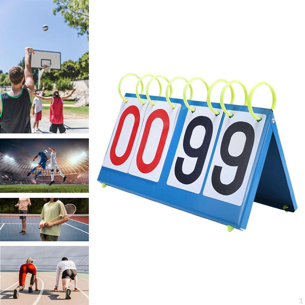Portable Scoreboard for Team Games In Soccer, Volleyball, And Baseball
