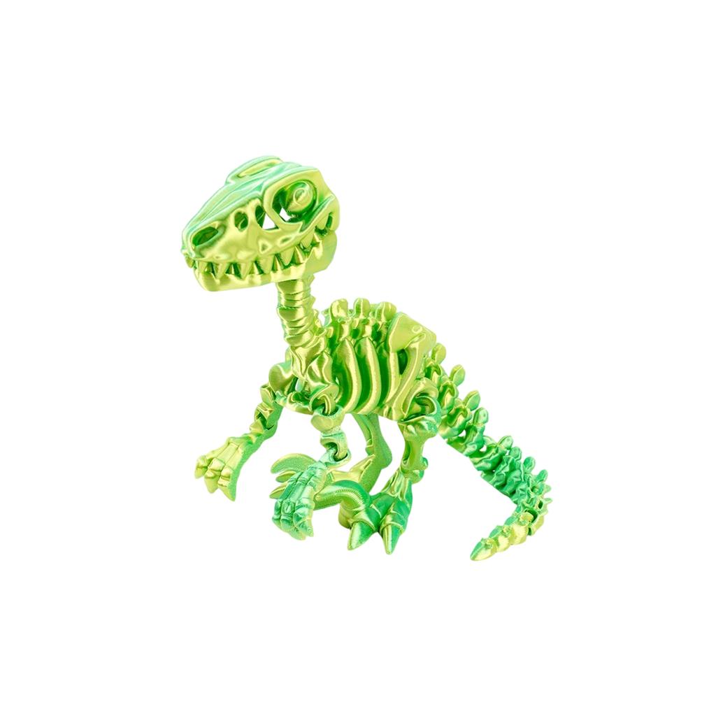 3D Printed Dragon Velociraptor Skeleton Ornament, Realistic Dragon, Fun And Trendy Printed Toy Dragon