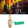 G1Celsius4   Male to 8Celsius10Celsius12mm Hose Barb   Valve Green Lever Handle Thicken Brass Valve(8mm)