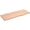 VidaXL Table Top Solid Oak Wood Treated Matching Edge 363947