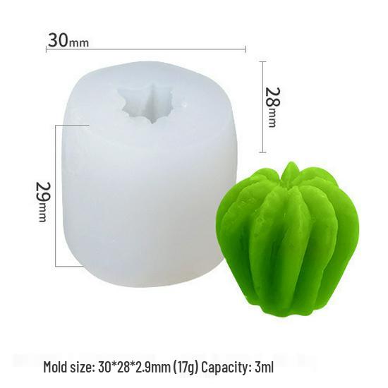 Vítězná Sukulentní Série: DIY silikonové formy na epoxidové kaktusy a svíčky v květináčích